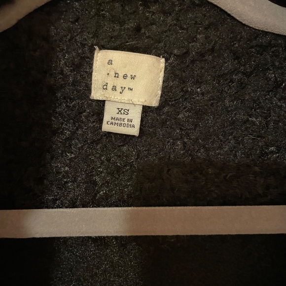 Teddy Bear Open Front Coat - Picture 3 of 3